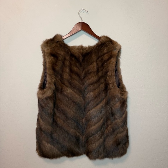 Flier Furs Beverly Hills Custom Russian Sable Gilet/Vest Women’s Size M - Picture 3 of 8